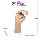 Mao Articulada De Madeira  25cm