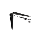 Mao Fran Normo 15cm Preta