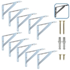 Mão Francesa 15cm 10 Peças Suporte Cantoneira P/ Prateleira