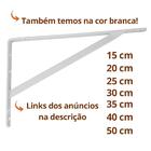 Mão Francesa 15cm 1 Peça Suporte Cantoneira Para Prateleira