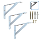 Mão Francesa 15cm 3 Peças Suporte Cantoneira Para Prateleira