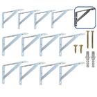 Mão Francesa 35 Cm Kit 14 Pçs Suporte Cantoneira Prateleira