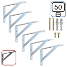 Mão Francesa 50cm 6 Peças Suporte Cantoneira Para Prateleira