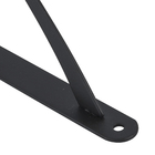 Mão Francesa com Fixação Aço Preto 30x20x2cm Luna DS Artefatos