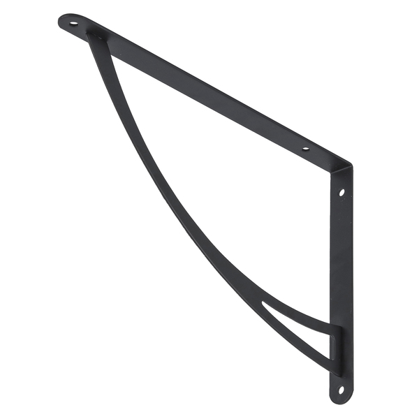 Mão Francesa com Fixação Aço Preto 30x20x2cm Luna DS Artefatos