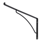 Mão Francesa com Fixação Aço Preto 31x15cm Utilfer