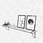 Mão Francesa com Fixação Alumínio 22x20cm Stilo Base