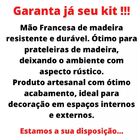 Mão Francesa De Madeira Kit 8 Suportes P/prateleiras 30x30cm
