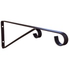 Mão Francesa Ferro 30cm P/ Pendurar Vaso De Plantas Parede -