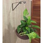 Mão Francesa Ferro 30cm P/ Pendurar Vaso De Plantas Parede -