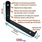 Mão Francesa Invertida 15cm 1un 3mm P/ Prateleira Industrial