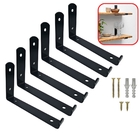 Mão Francesa Invertida 15cm 6un 3mm P/ Prateleira Industrial