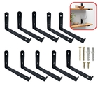 Mão Francesa Invertida 30cm 10 Pçs 3mm Prateleira Industrial