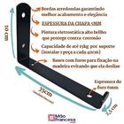 Mão Francesa Invertida 35cm 5mm 10 Pçs Reforçada Industrial