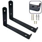 Mão Francesa Invertida 35cm 5mm 2 Peças Reforçada Industrial