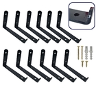 Mão Francesa Invertida 50cm 5mm 12 Pçs Reforçada Industrial