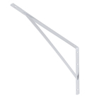 Mão Francesa Leve Branca Aço 37cm Bransforma