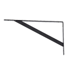 Mão Francesa Leve Preta Aço 22cm Bransforma