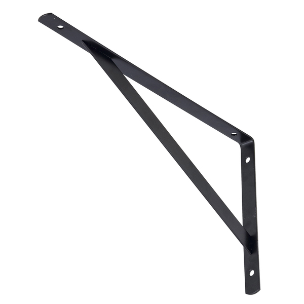 Mão Francesa Leve Preta Aço 22cm Bransforma