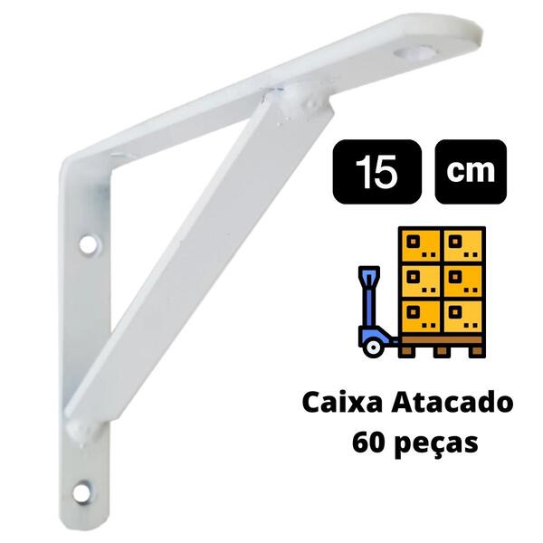 Mão Francesa Para Prateleira 15cm – Caixa Atacado Com 60pçs