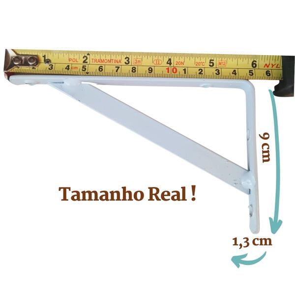 Mão Francesa Suporte Cantoneira Para Prateleira 15 A 50 Cm 15