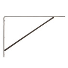 Mão Francesa Aço Zamar 16x24cm Preta