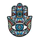Mão Hamsa Decorativa Azul