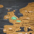 Mapa Mundi Raspar Quadro Viagens Raspadinha Decoraçao Parede