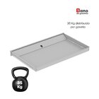 Mapoteca 10 Gavetas 120,4cm X 122,3cm Aço Branco/cinza