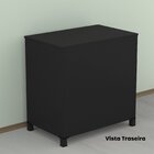 Mapoteca 10 Gavetas 120,4cm X 122,3cm Aço Preto/verde Miró