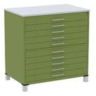 Mapoteca 10 Gavetas Pandin 120 Cm (larg) Inmetro Tampo Mdp Ci