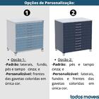 Mapoteca 10 Gavetas Pandin 120 Cm (larg) Inmetro Tampo Mdp Ci