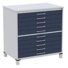 Mapoteca 10 Gavetas Pandin 120 Cm (larg) Inmetro Tampo Mdp Ci