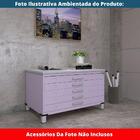 Mapoteca 5 Gavetas Pandin 120 Cm (larg) Inmetro Tampo Mdp Cin