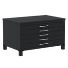 Mapoteca 5 Gavetas Pandin 120 Cm (larg) Inmetro Tampo Mdp Pre