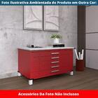 Mapoteca 5 Gavetas Pandin 120 Cm (larg) Inmetro Tampo Mdp Pre