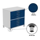 Mapoteca De Aço Fixa Com 10 Gavetas