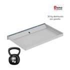 Mapoteca Mont 5 Gavetas 71,3cm X 120,4cm Aço Branco/azul Dali