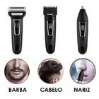 Maquina Barba Aparador Depilador Pelos Masculino 3 Em 1