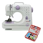 Máquina Costura Portátil Mini 12 Pontos Bivolt C/kit Costura