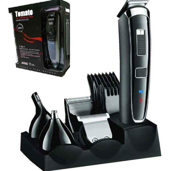Maquina De Cortar Cabelo Barba Pelos Nariz Bivolt 5 Em 1 Mode