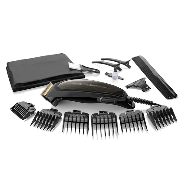 Máquina De Cortar Cabelo Mallory Mithos Titanium 220v