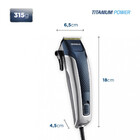 Máquina De Cortar Cabelo Mondial Cr-09m Titanium Power Com Ma