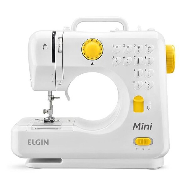 Maquina De Costura Bl-1004 Mini 4 Pontos Branco Elgin Bivolt