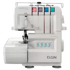 Máquina De Costura Elgin Portátil Overlock 1000 220v Branca