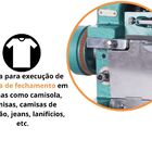 Máquina De Costura Overlock  Verde  220v