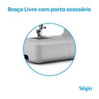 Máquina De Costura Única Jx-4040 Portátil 36 Pontos Luz Led E