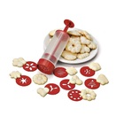 Máquina De Fazer Biscoitos Manual Rosa 9 Moldes