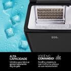 Máquina De Gelo 35kg Eos Ice Compact Emg35p Inox Preta 220v