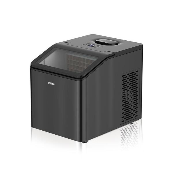Máquina De Gelo 35kg Eos Ice Compact Emg35p Inox Preta 220v